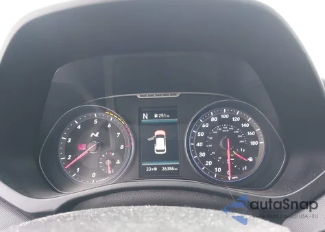 2021 Hyundai Veloster N z USA, uszkodzony, nr VIN KMHT36AH3MU010527